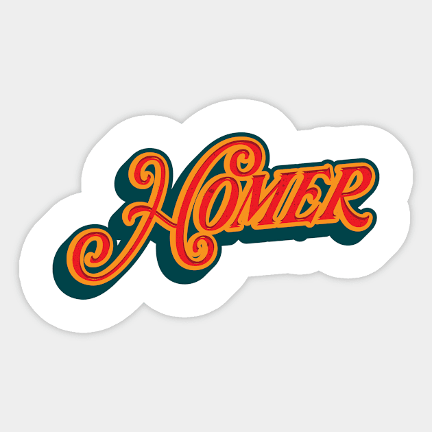 homer Sticker by nianiara